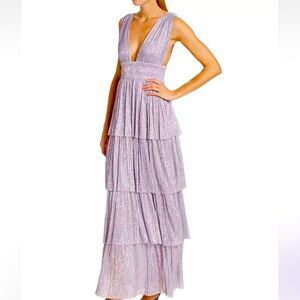 Sabina Musayev Alpha Tiered Maxi Dress